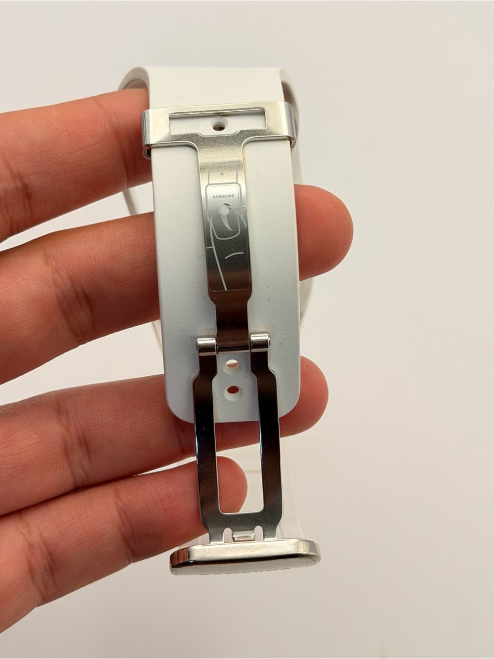 Samsung Galaxy Watch white OEM band, excellent